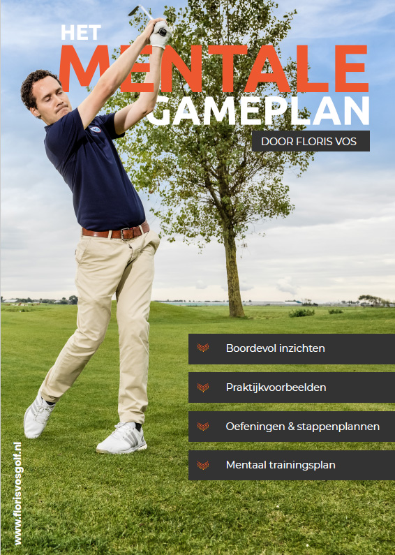 Voorplaat Mentale Gameplan Golf Floris Vos EBook